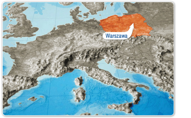 Mapa Warszawa