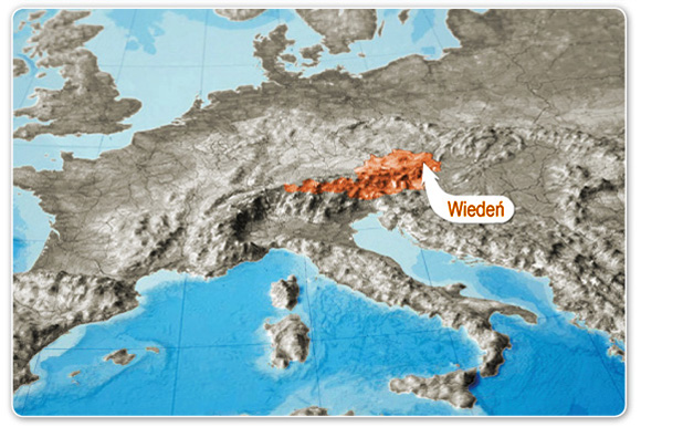 Mapa Wiednia